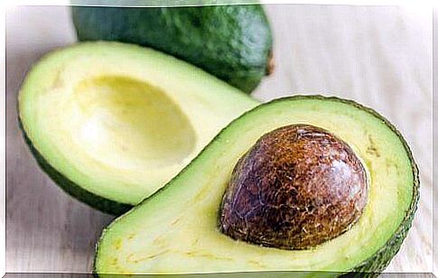 Avocado halves