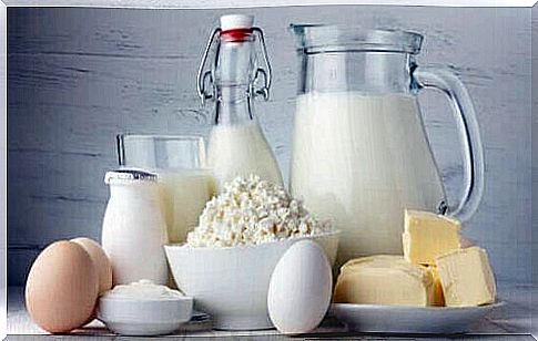 Dairy products contain calcium