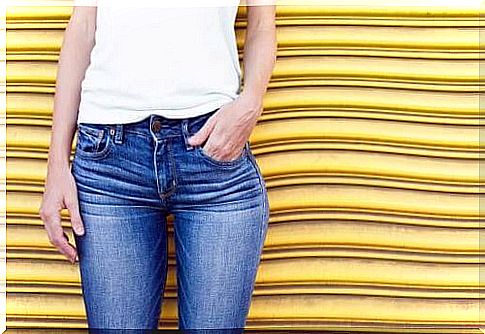 woman in jeans