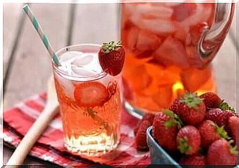 Strawberry drink