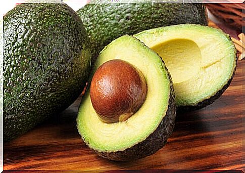 avocado pulp is a base for homemade hair masks