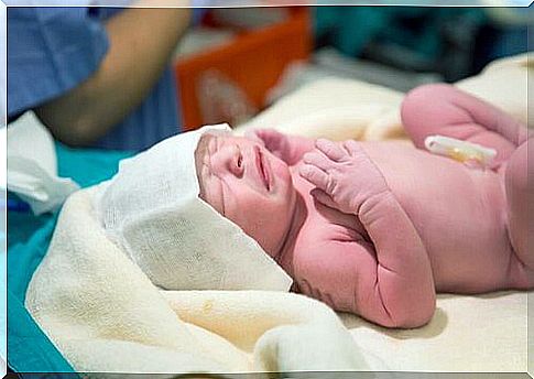 Caesarean section - newborn