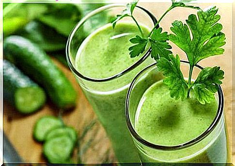 Natural cucumber juice