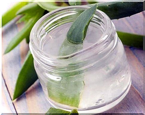 Natural aloe gel