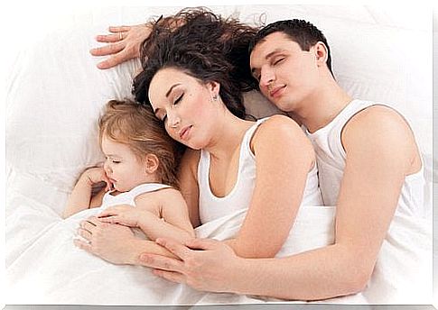 Sleeping family