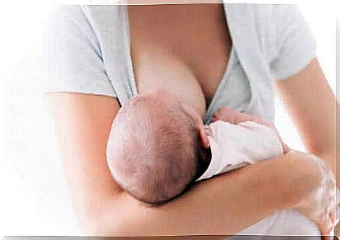 Breastfeeding woman